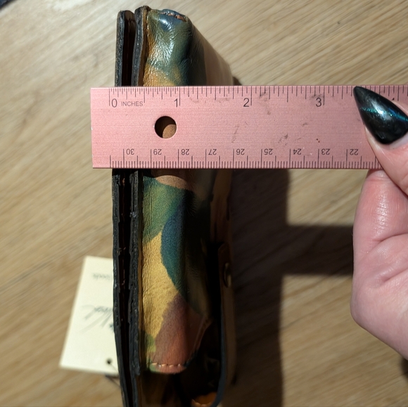 Patricia Nash Farleigh Crossbody Cellphone Bag in Watercolor Butterfly - Picture 4 of 11